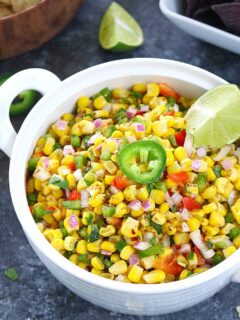 Colorful Corn Salsa - Ruchiskitchen