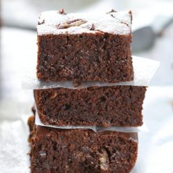Double Chocolate Pecan Brownies - Ruchiskitchen