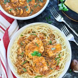 Instant Pot Chicken Cacciatore - Ruchiskitchen