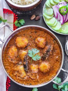 Instant Pot Dum aloo top view - Ruchiskitchen