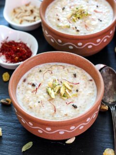 Cracked Wheat Porridge garnished with nuts - Meetha Daliya - Ruchiskitchen