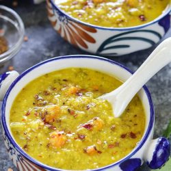 Instant Pot Broccoli Lentil Soup - Ruchiskitchen