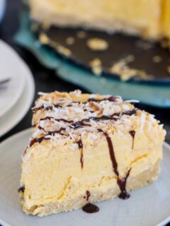 No Bake Coconut Pumpkin Mousse Pie - Ruchiskitchen